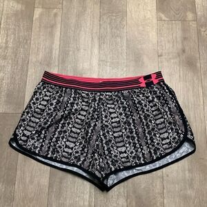 Womens‎ Under Armour Snake Print Running Athletic Gym Shorts